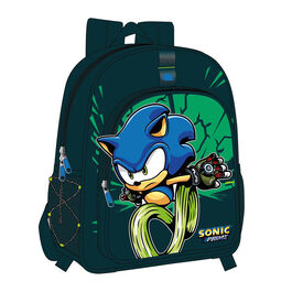Sonic Prime medium backpack with green details 38 cm
