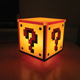 Paladone - NIN Lámpara Cubo Interrogante Super Mario Bros