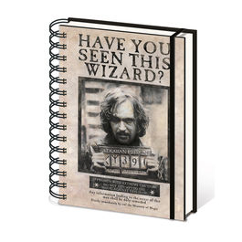 Harry Potter Wanted Sirius Black Notebook 21 x 15 cm