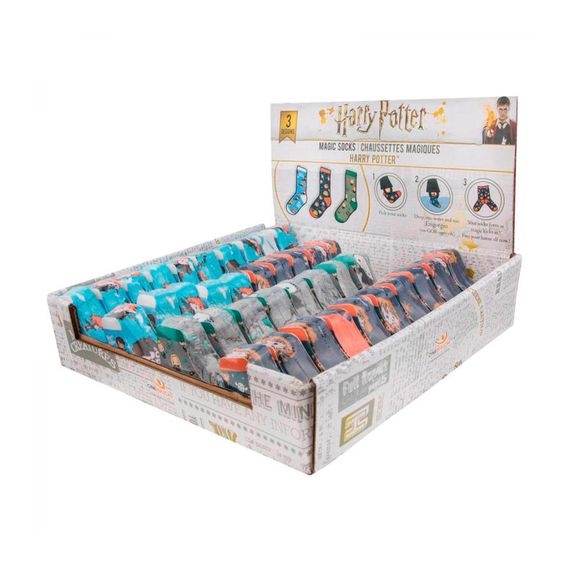 Expositor calcetines mágicos Kawaii Harry Potter