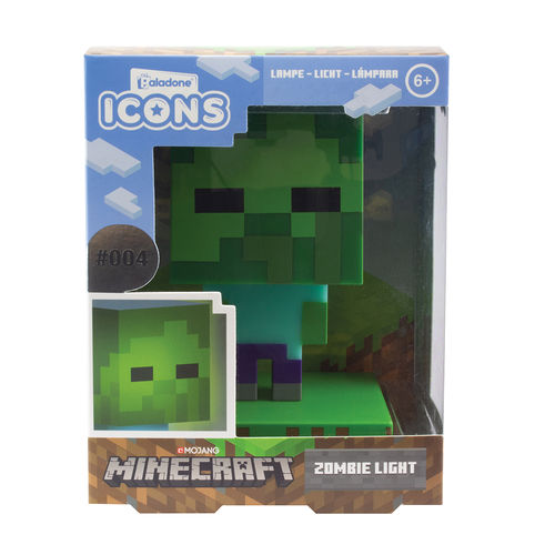 Lamp Icons Minecraft Zombie 12 cm