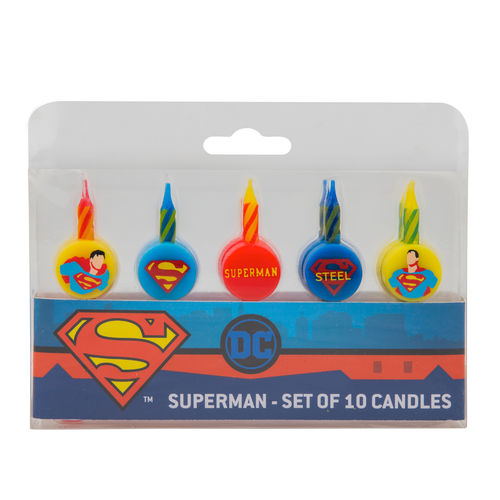 Velas de cumpleaños Superman