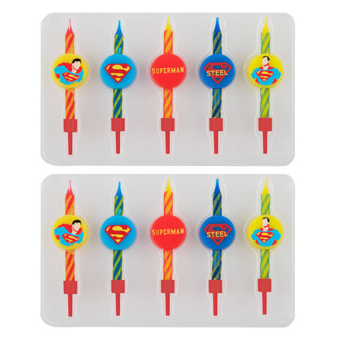 Velas de cumpleaños Superman