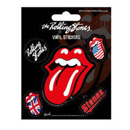 Juego de pegatinas The Rolling Stones Lengua