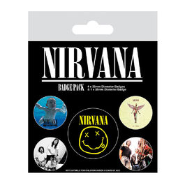 Juego de chapas Nirvana Iconos