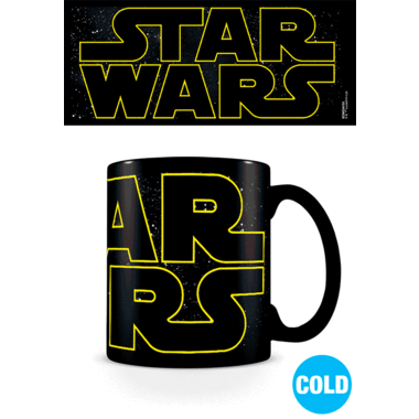 Star Wars Logo Characters Heat Change Mug