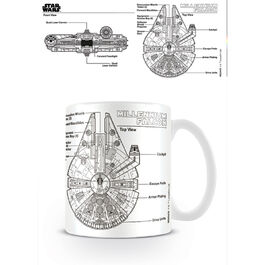 Star Wars Millennium Falcon Sketch Mug