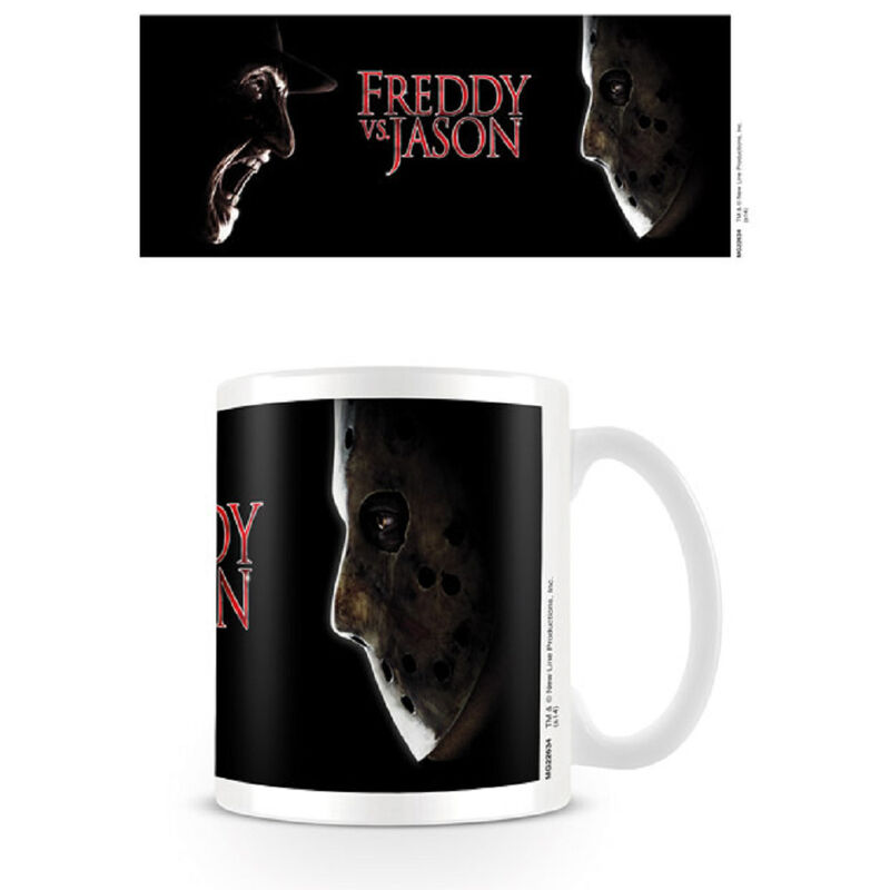 Taza desayuno Terror Freddy vs Jason