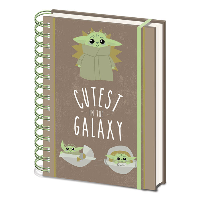 Cuaderno espiral Mandalorian Cutest in the Galaxy
