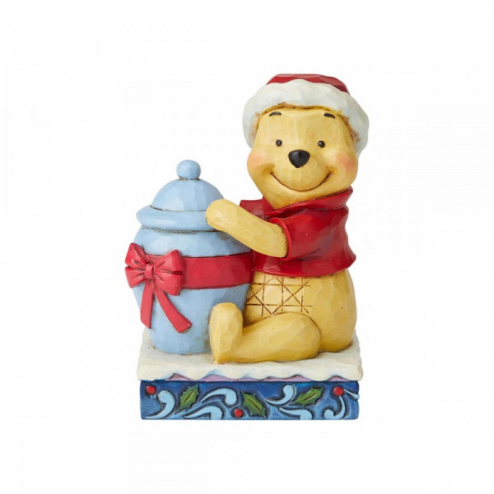 Enesco, Figura decorativa Winnie The Pooh en Navidad de Clsicos Disney