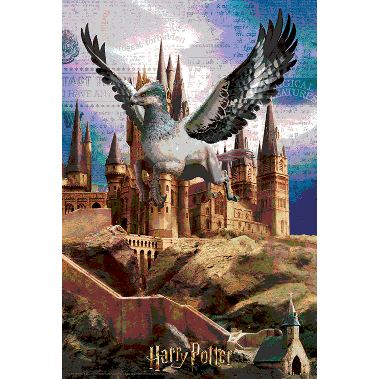Puzzle lenticular Harry Potter Buckbeak 300 piezas