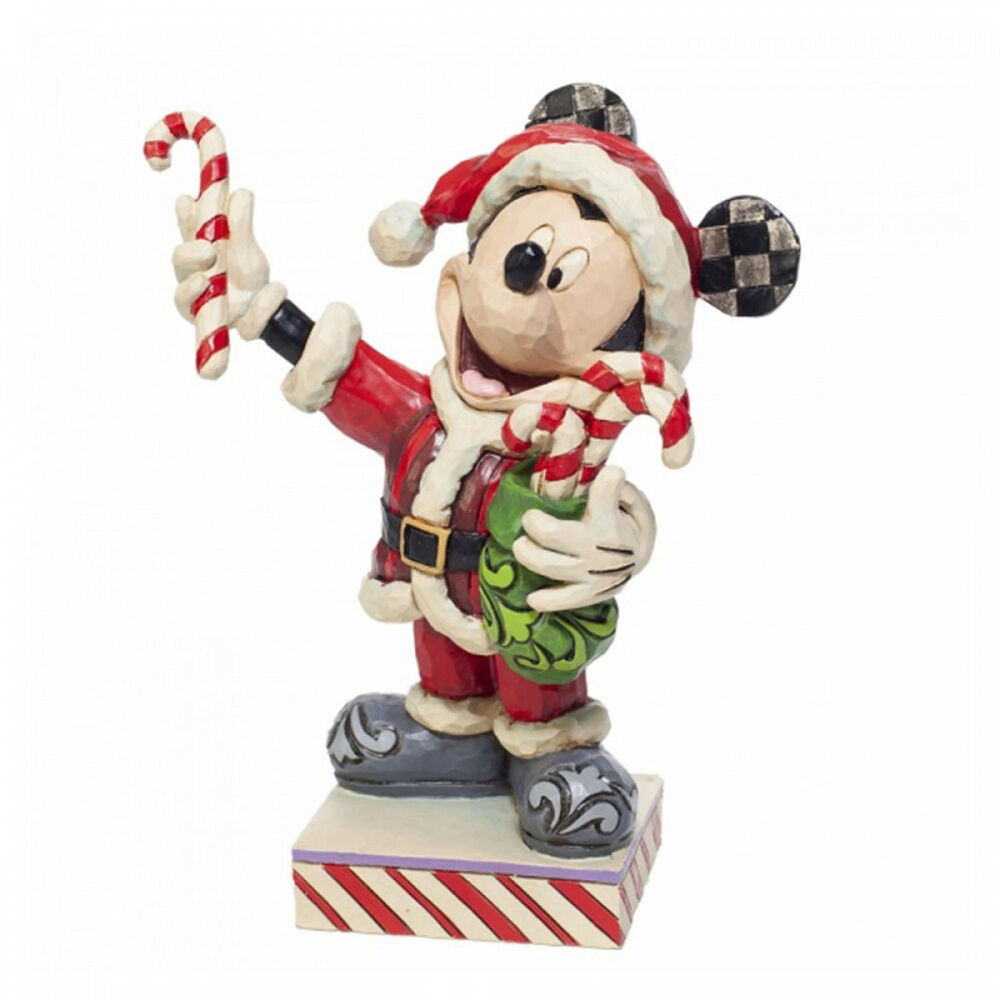 Enesco, Figura decorativa Mickey con bastones de caramelo de Mickey & Minnie