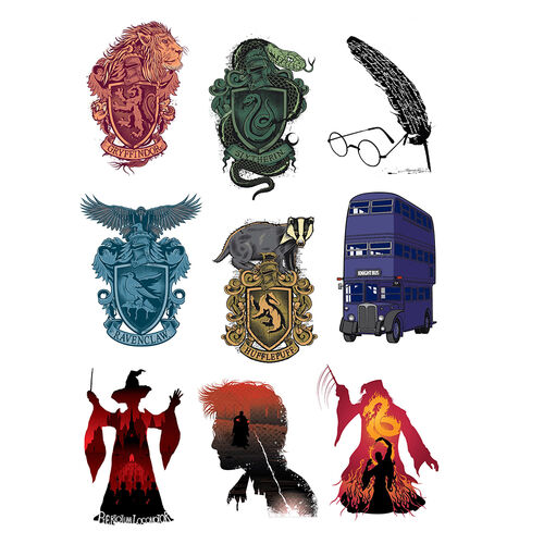 Harry Potter Set of 55 stickers - Redstring B2B