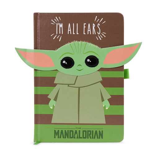 Cuaderno premium Mandalorian I'm All Ears Verde