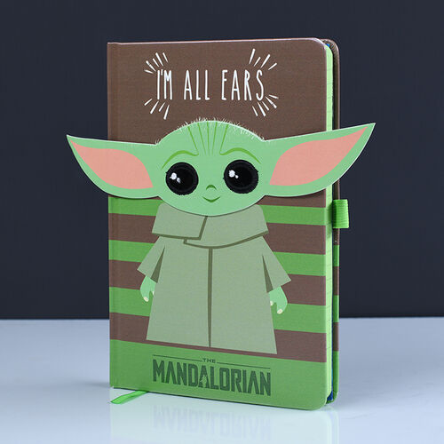 Cuaderno premium Mandalorian I'm All Ears Verde