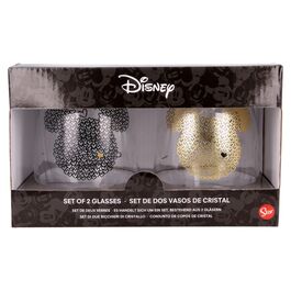 Set 2 Vasos de Cristal Mickey Mouse