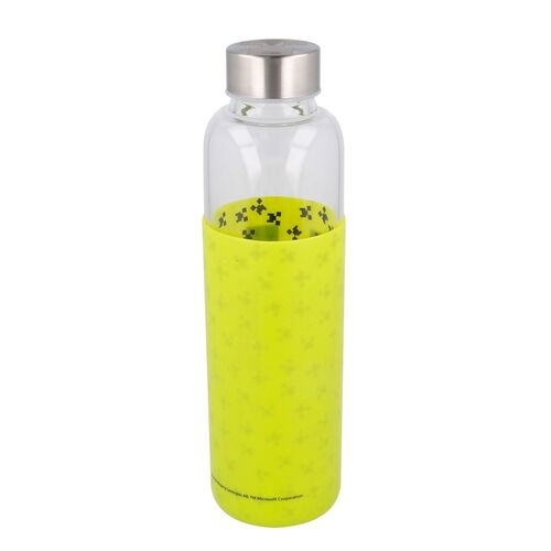 Cristal Bottle with Silicone Sleeve Minecrafy