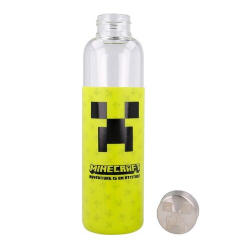 Cristal Bottle with Silicone Sleeve Minecrafy