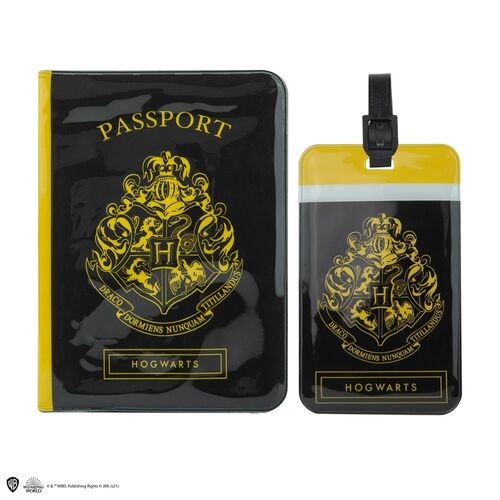 Tag and Passport cover Set Hogwarts