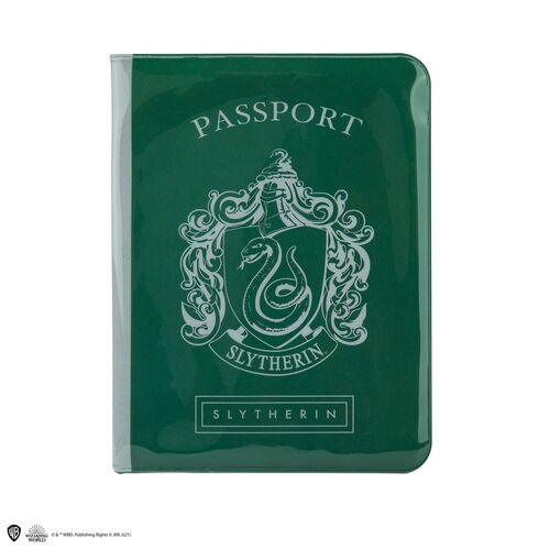 Etiqueta de equipaje y Funda de pasaporte Harry Potter Slytherin