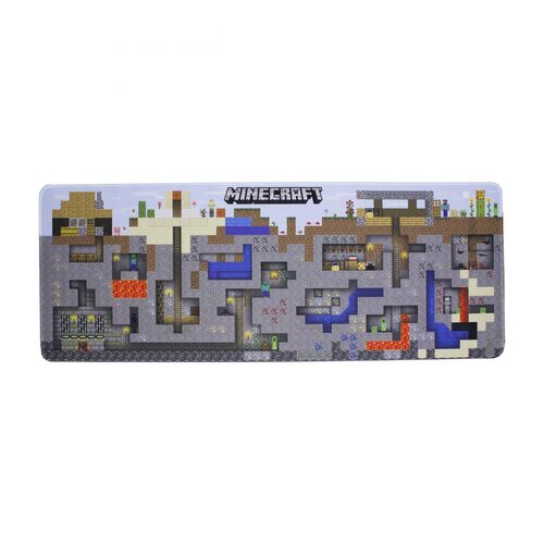Minecraft World Desk Mat. Size: 30 x 80 cm