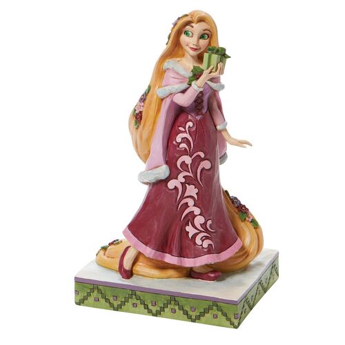 Figura decorativa Rapunzel con regalos