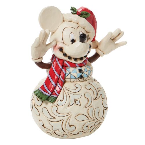 Figura decorativa Mueco de nieve Mickey