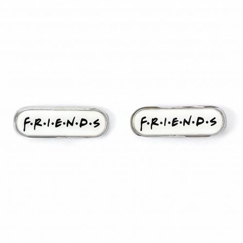 Friends Set of 3 Earring Studs; Frame, Coffee Cup, & Friends Logo