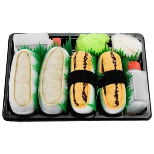 Sushi Socks Box Tamago Butterfish L (2 pairs)