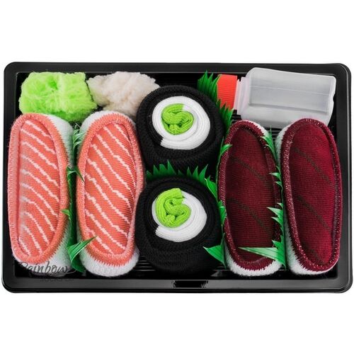 Sushi Kids Socks Box Tuna Cucumber Maki Salmon L (3 pairs)