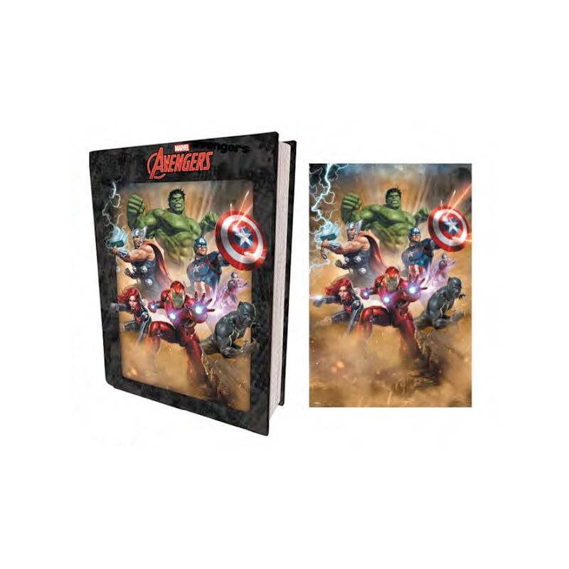Puzzle libro lenticular Marvel Vengadores Originales