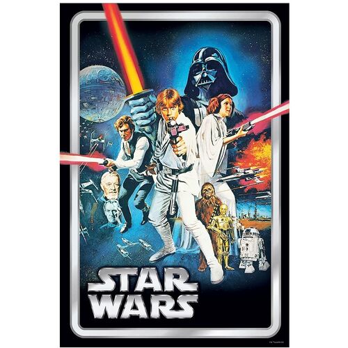 Star Wars One Sheet Puzzle in a collectible tin