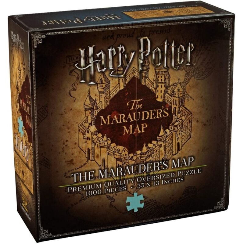 THE NOBLE COLLECTION, Puzzle 1000 piezas Marauders Map de Harry Potter