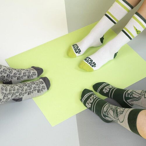 3 Pairs socks set Star Wars The Mandalorian Size 36/41