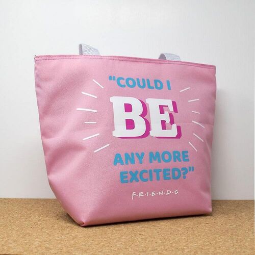 Friends Tote Lunch Bag Pink