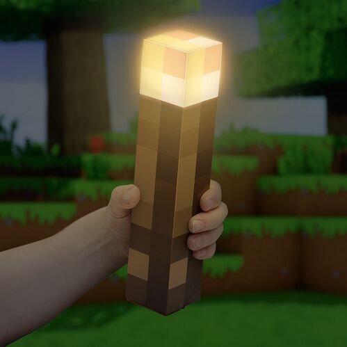 Lámpara Antorcha Minecraft