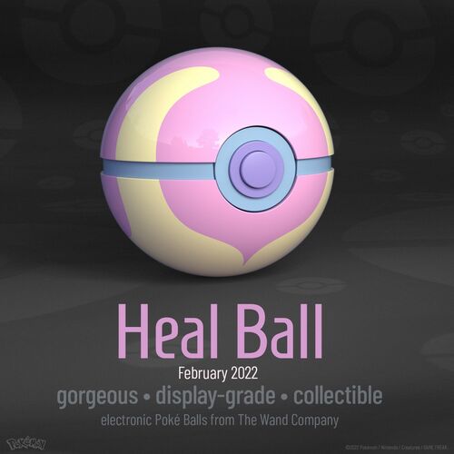 Réplica Electrónica Die Cast Pokemon Heal Ball