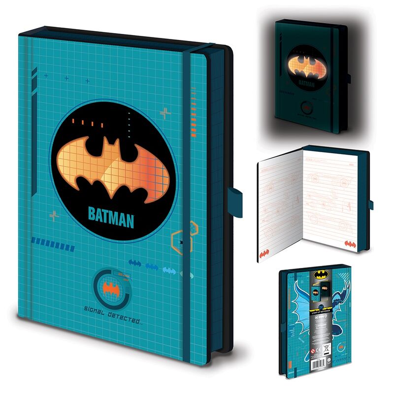 PYRAMID INTERNATIONAL, Cuaderno Premium con luz DC Comics Tecnologa de Batman