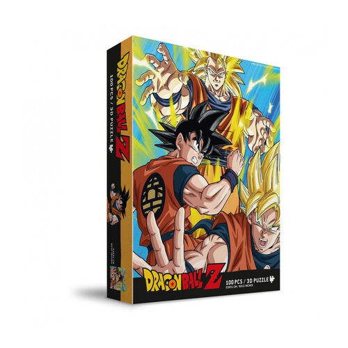 Dragon Ball Z Goku Saiyan 3D Lenticular Puzzle 100pcs