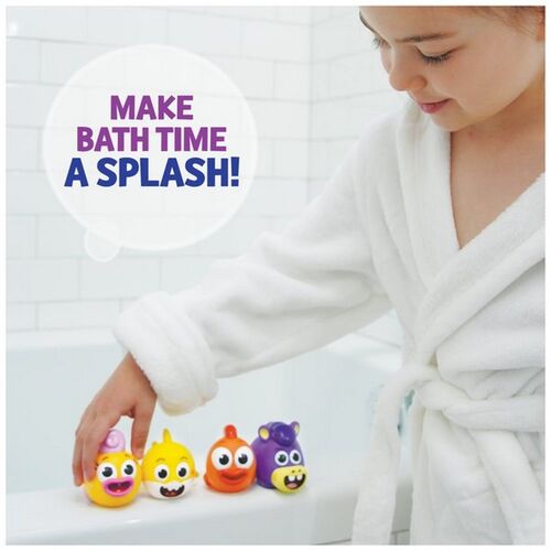 Baby Shark Bath Squirt Toy 4 Pack - Redstring B2B