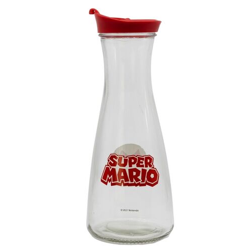 Super Mario XL Glass Bottle (Super Mario Logo)
