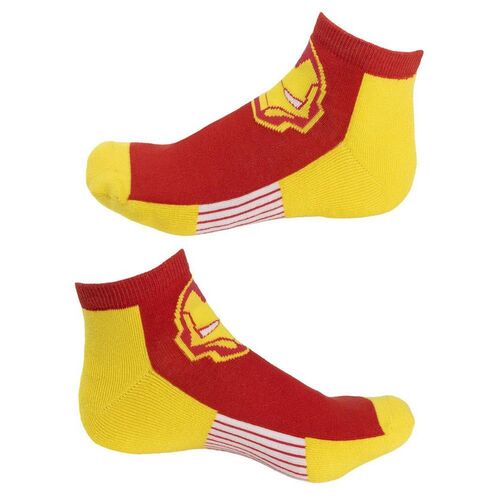 Ankle Socks Pack 3 Pieces Marvel Avengers Size: 41-46