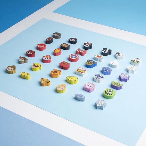 Eraser Pack X4 Disney Pixar Characters
