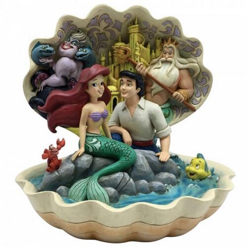 The Little Mermaid Shell Scene Figure