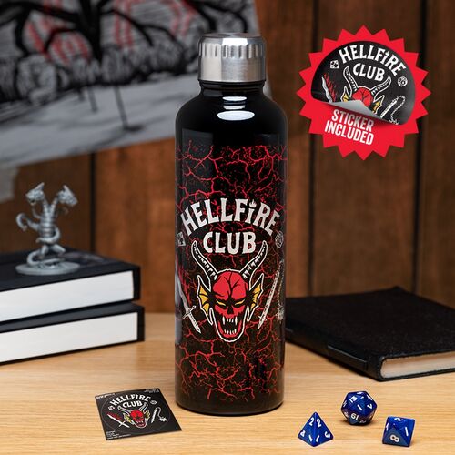Botella Metálica Hellfire Club Stranger Things
