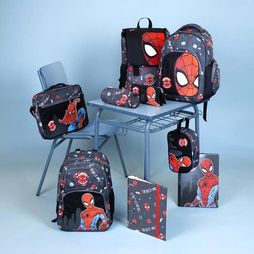 Estuche Portatodo 3 Compartimentos Marvel Spiderman