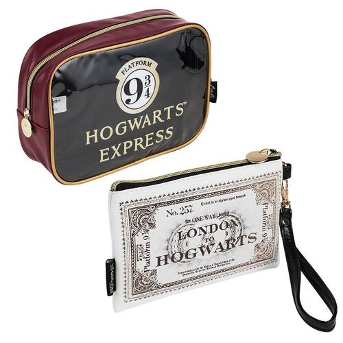 Harry Potter Plataforma 9 3/4  Toilet Travel Bag 2 pcs Set