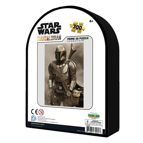 Puzzle lenticular en caja 3D Star Wars The Mandalorian