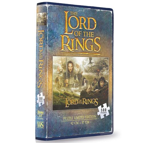 The Lord of the Rings VHS Case Puzzle 500pcs Limited Edition