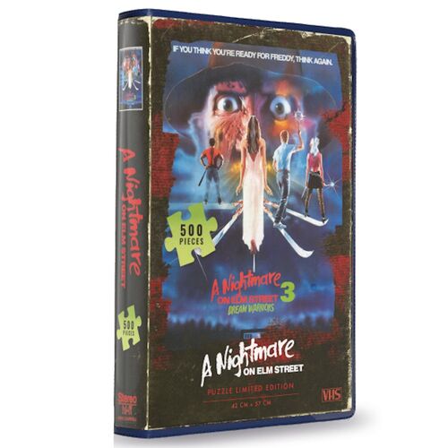 Nightmare on Elm Street VHS Case Puzzle 500pcs Limited Edition